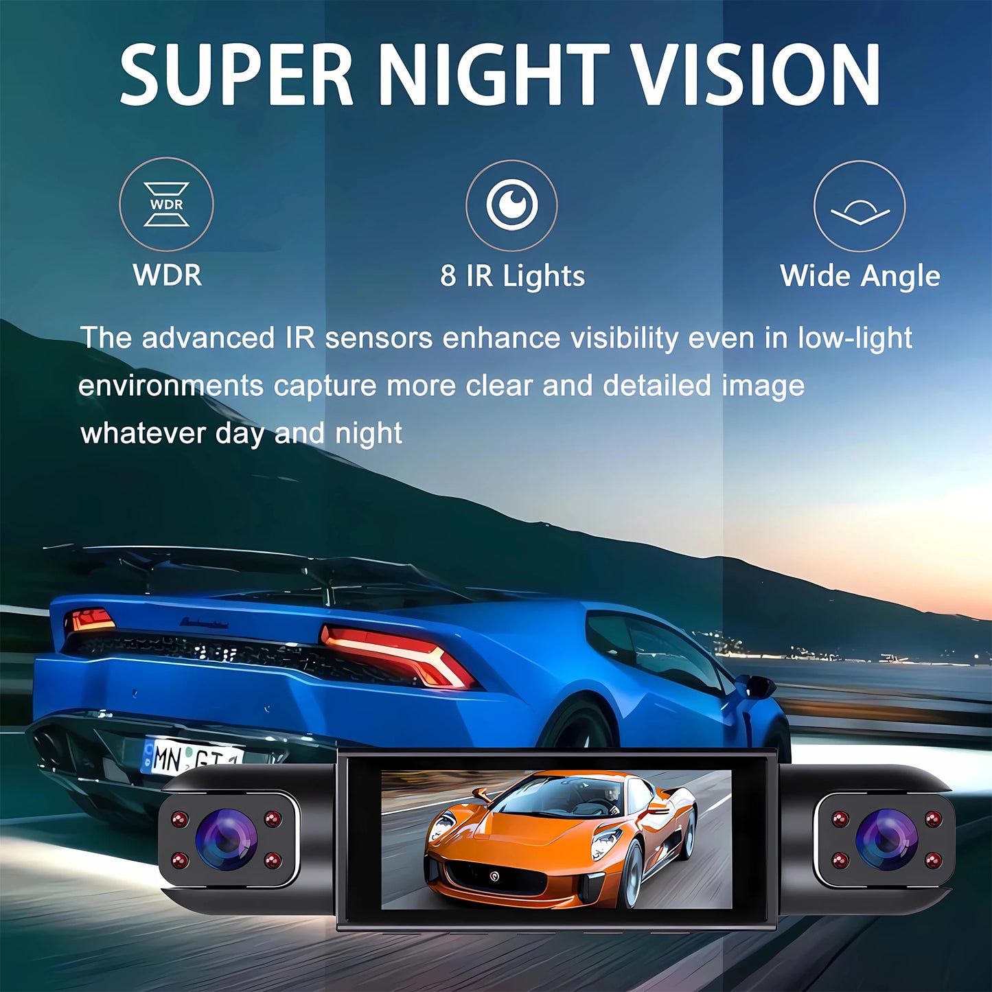 360° Car Dash Cam Video Recorder