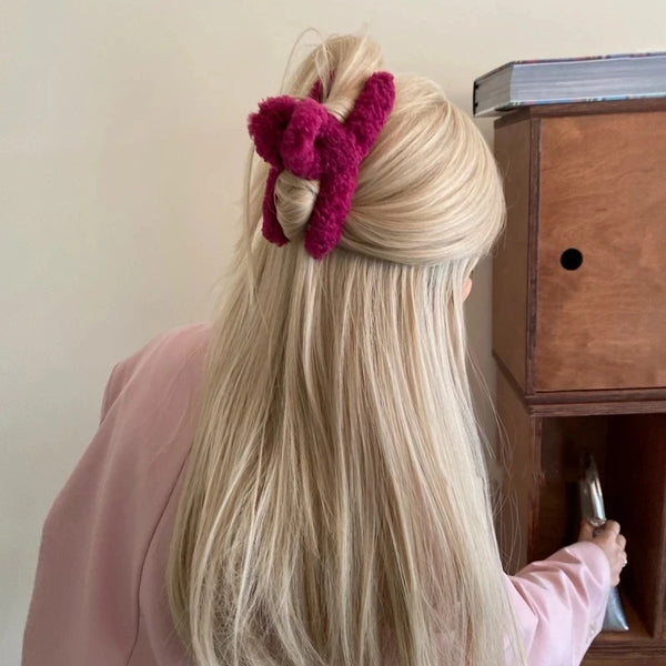 Chic Plush Hair Claw
