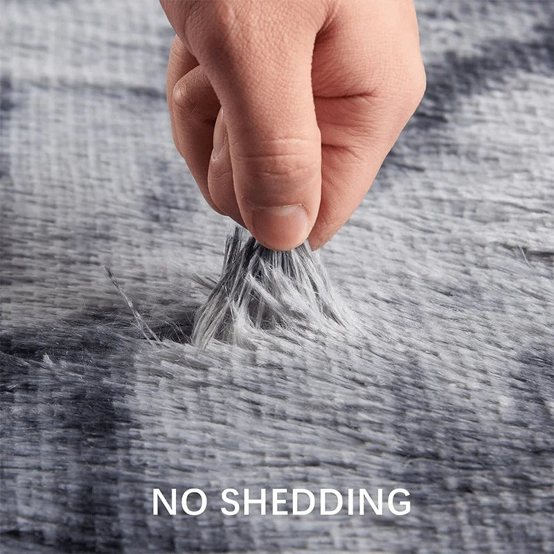 Cozy Living Room Fluffy Rug